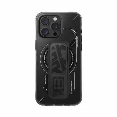 Cover Iphone 16 Pro Helio Magsafe Case With Grip Skin Arma - Black